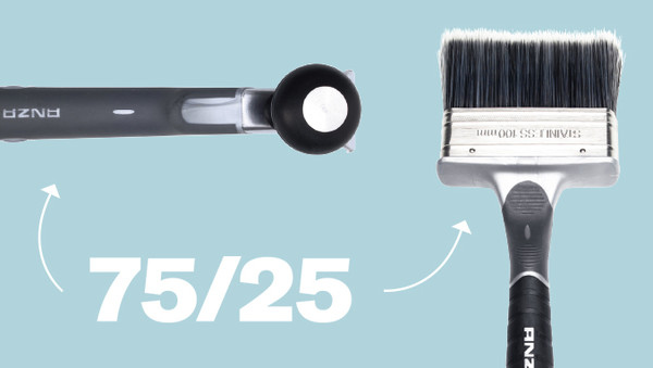 75% förarbete 25% måla