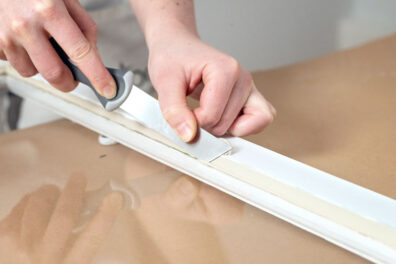 Tasoitekitti ikkunoita kitattaessa