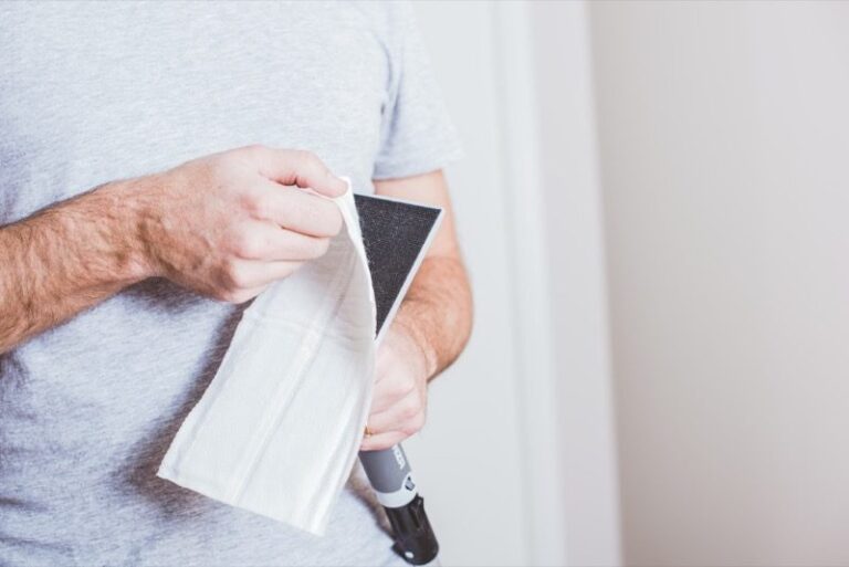 Fäst engångstvätt på förlängningsskaft